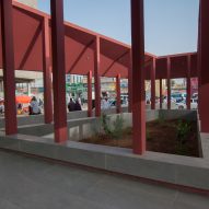 Interior of Courtyard Pavilion in Somaliland by Rashid Ali Architects