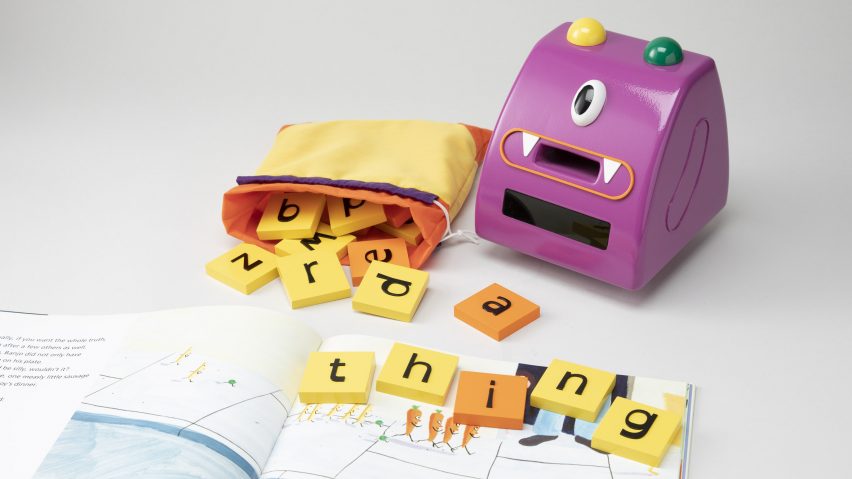 Monster toy projects that helps children with learning phonics presented on Dezeen School Shows