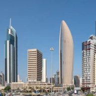 Dezeen Agenda newsletter features "iconic" Kuwait City skyscraper by Foster + Partners
