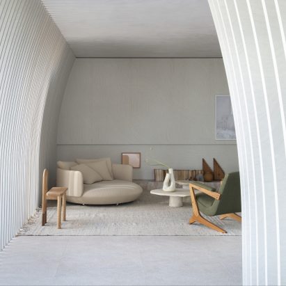 A picture of neutral interiors by Studio Melina Romano