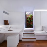 Martin Hopp adds space-saving "micro elements" to his Manhattan apartment
