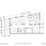 Ground floor plan, Inhabit Queen's Gardens by Holland Harvey Architects