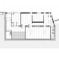 Plan of the Bundanon Art Museum by Kerstin Thompson Architects