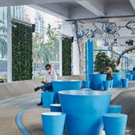 Seating at One Green Mile by MVRDV and StudioPOD
