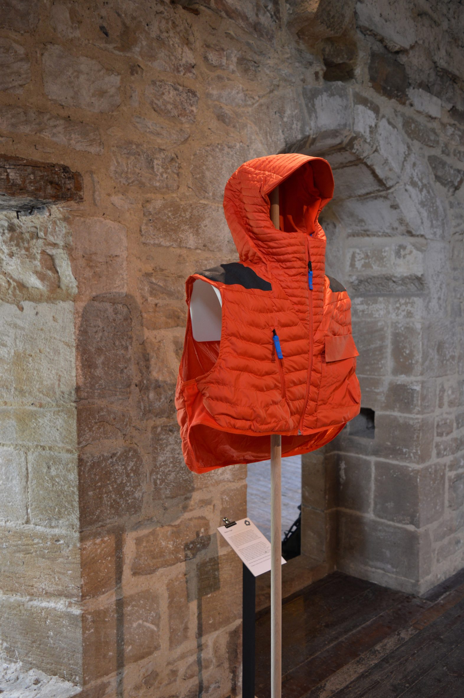 Hooded garment by Anthony Forsyth, Fiona Kitchman and Gary Martin