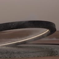 Es Devlin creates illuminated monolithic ring for Saint Laurent show in Moroccan desert