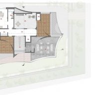 Second floor plan of Mirai House of Arches by Sanjay Puri Architects
