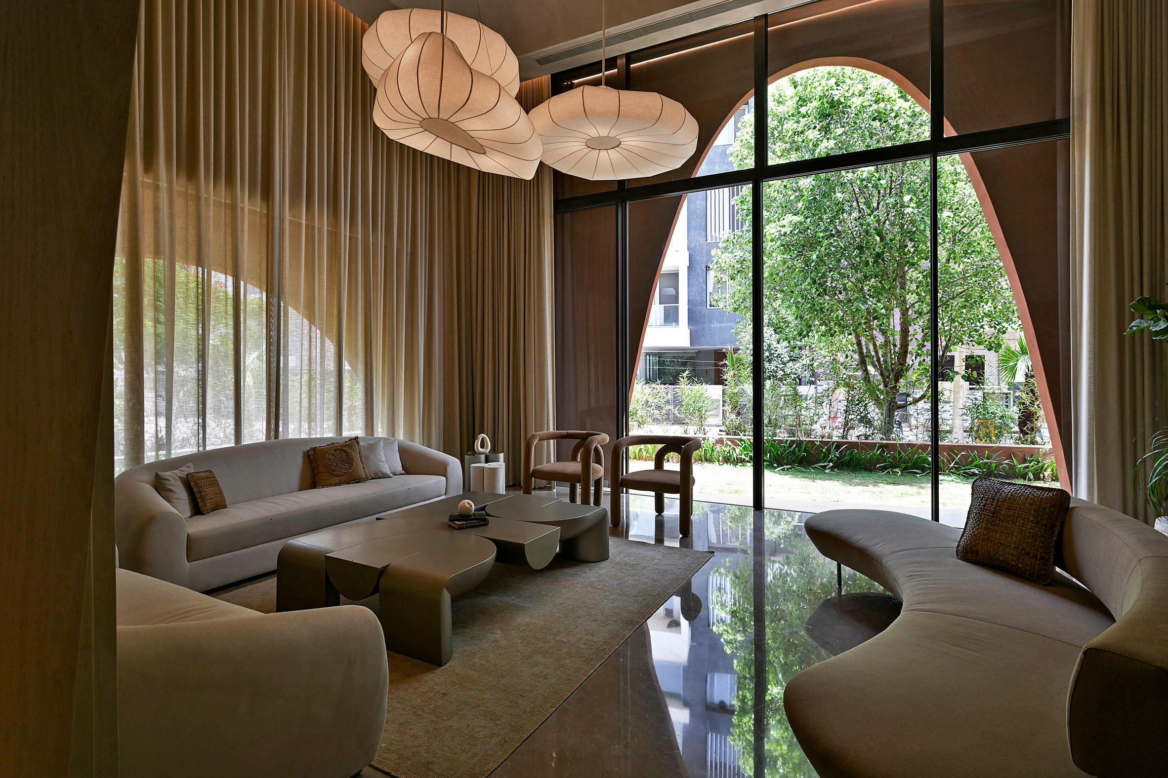 Interior image of a living space at Mirai House of Arches