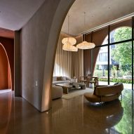 Mirai House of Arches is a home in India that was designed by Sanjay Puri Architects