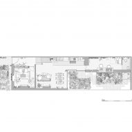 Plan of Dublin house extension by Scullion Architects