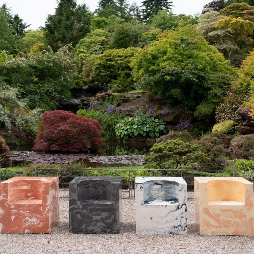 Rekha Maker's benches for Design Exhibition Scotland's Sitting Pretty exhibition