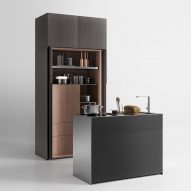 Small Living Kitchens – tall units by Falper