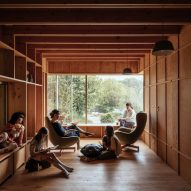 Studio Weave adds timber artist's retreat to traditional English cottage