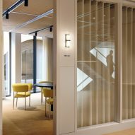 Glass partition in TOG at Borough Yards by Studio David Thulstrup