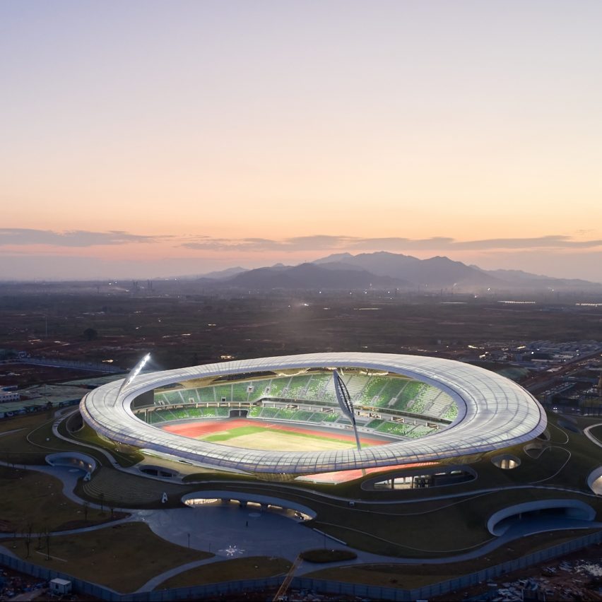Quzhou Stadium by MAD Architects