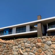 Exterior of Yvette van Zyl's self-designed home in South Africa