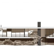 Elevation of Yvette van Zyl's self-designed home