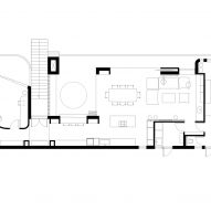 Floor plan of Yvette van Zyl's self-designed home