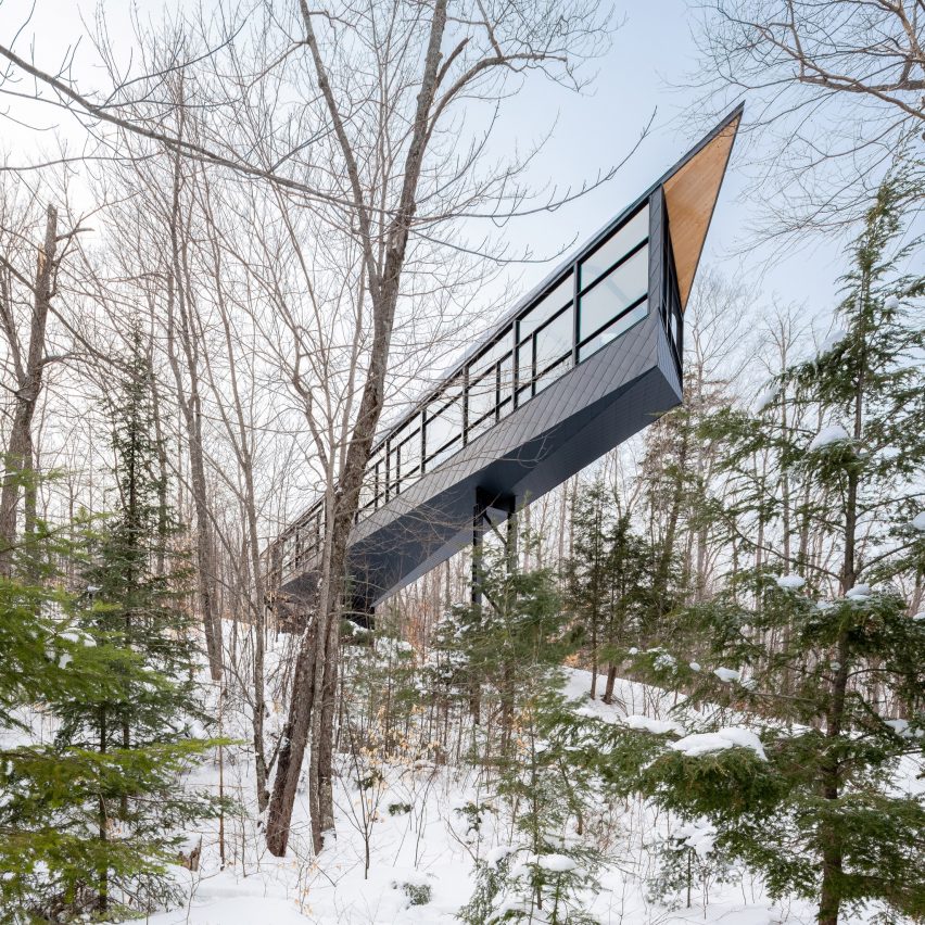 MORE Cabin in Lac Du Brochet, Canada, by Kariouk Architects is longlisted in the small building category