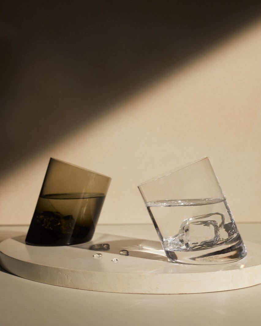 Two glasses by SGHR Sugahara