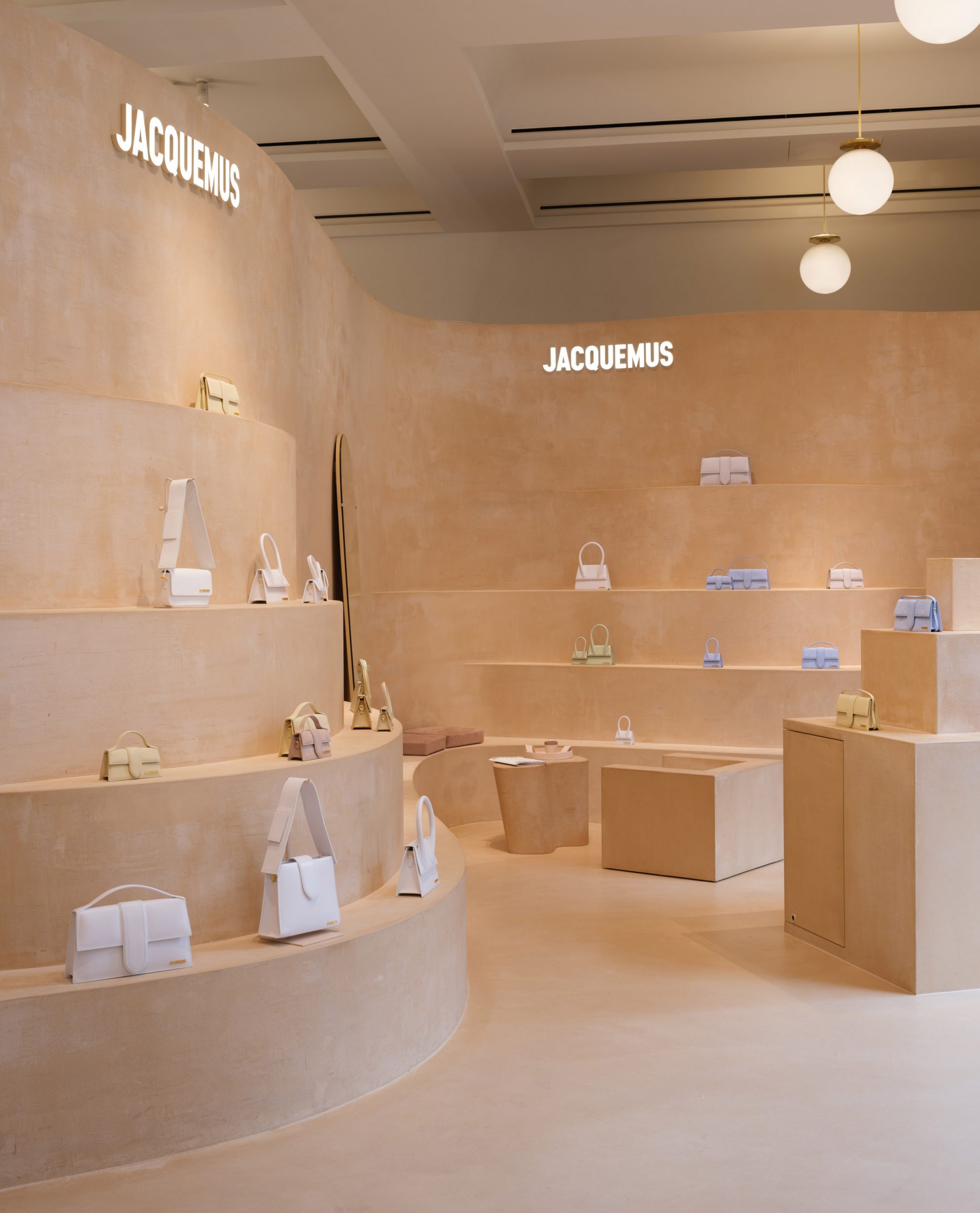 Interior image of the Jacquemus Selfridges store