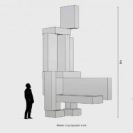 Dezeen Debate newsletter features Antony Gormley's "erect phallus" sculpture