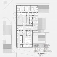 Plan of Mixed House by Arch Studio