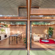 Interior of Balmy Palmy House by CplusC Architectural Workshop