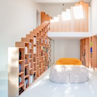 Ten bookshelf staircases that add clever storage to living spaces