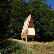 Le Festival des Cabanes organiser selects eight sculptural cabins from the competition