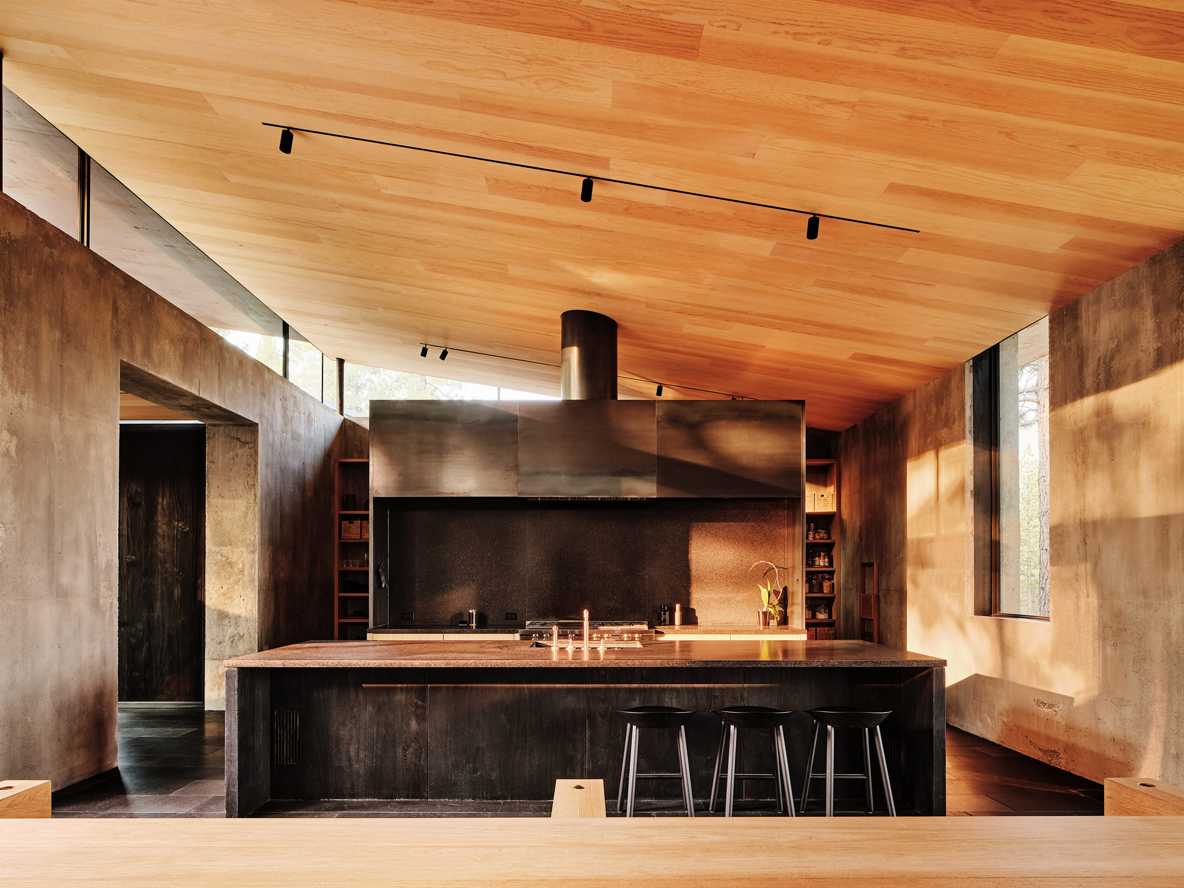 Open-concept kitchen