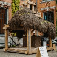 Rex Skov Arkitekter tops Chart Art Fair pavilion with seaweed roof