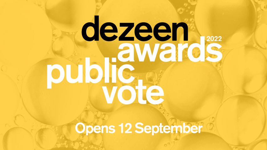 Dezeen Awards 2022 public vote opens 12 September