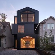 Metal-clad boxes form Everden house by StudioAC in Toronto
