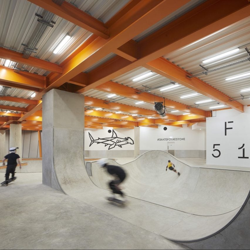 F51 Skate Park, Folkestone, United Kingdom, by Hollaway Studio