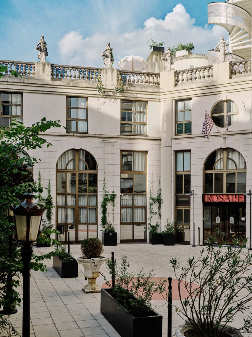 Exterior of Hotel Rosalie by Marion Mailaender in Paris