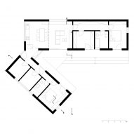 Floor plan of House with In-Law Suite by KLAR