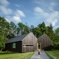 KLAR completes V-shaped timber house in the Czech countryside