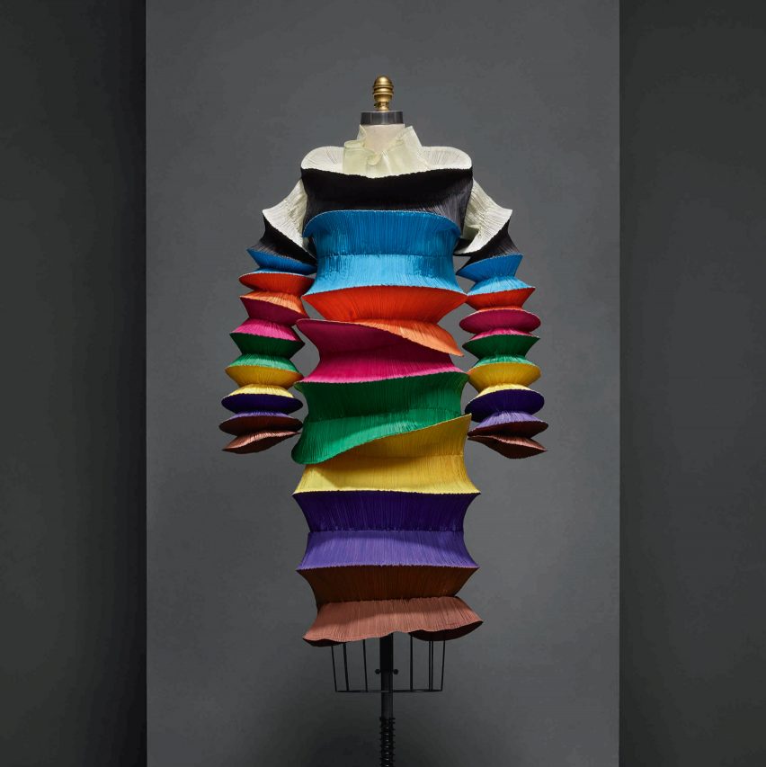Image of the Flying Saucer Dress by Miyake Design Studio