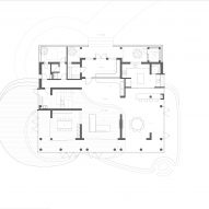 Ground floor plan of Anna Garden House by Kiki Archi