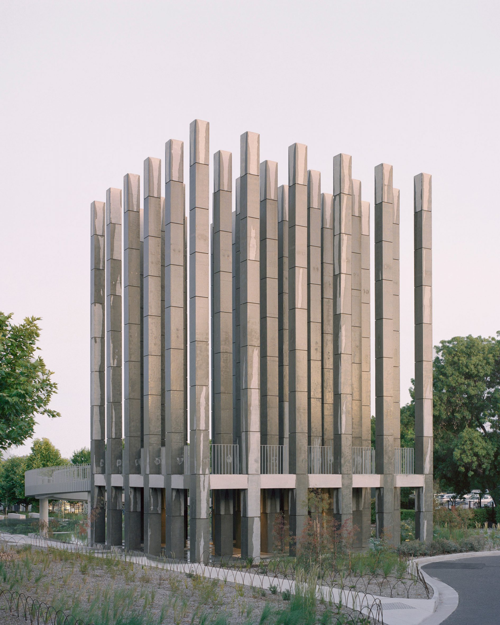 Pezo von Ellrichshausen creates monolithic Less pavilion in Canberra