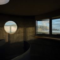 Interior of Te Pae lifeguard tower by Crosson Architects