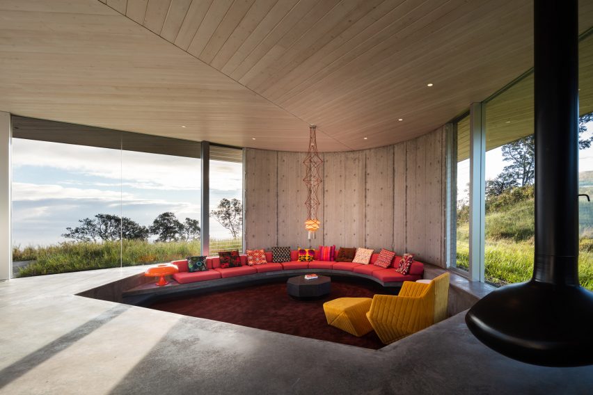 Sunken living room by Craig Steely