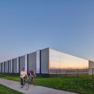 Soft light fills Iowa municipal building by Neumann Monson Architects