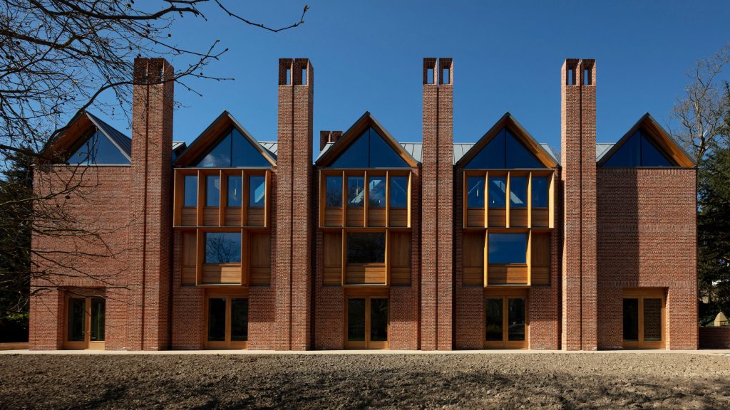 Exterior of New Library, Magdalene College by Niall McLaughlin Architects