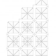 Roof plan of New Library, Magdalene College by Niall McLaughlin Architects