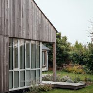 Exterior of Clay Retreat in Hampshire by Pad Studio