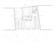 First floor plan of Hercules Street housing project by Parti