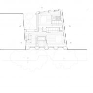 Second floor plan of Hercules Street housing project by Parti