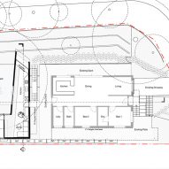 Floor plan of Pepper Tree Passive House by Alexander Symes